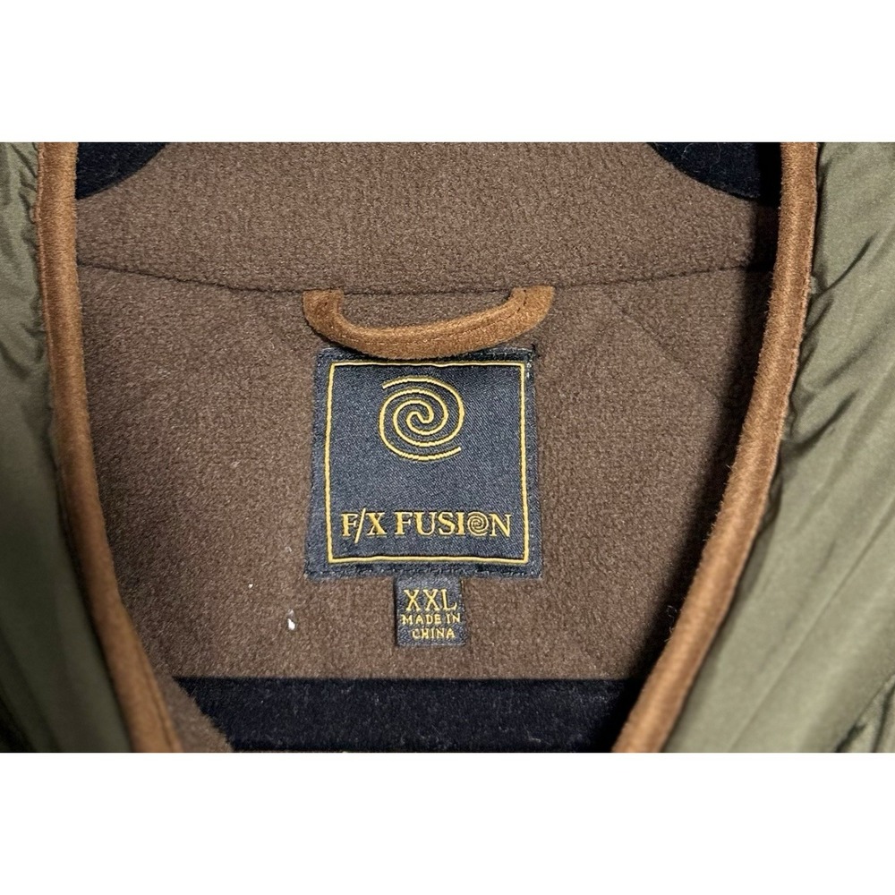 FX Fusion Quilted Field Vest Men's Size 2XL Fleece Lined Full Zip Snap Pockets - Picture 4 of 8